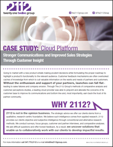 2112 Group Case Study: A Cloud Platform Company